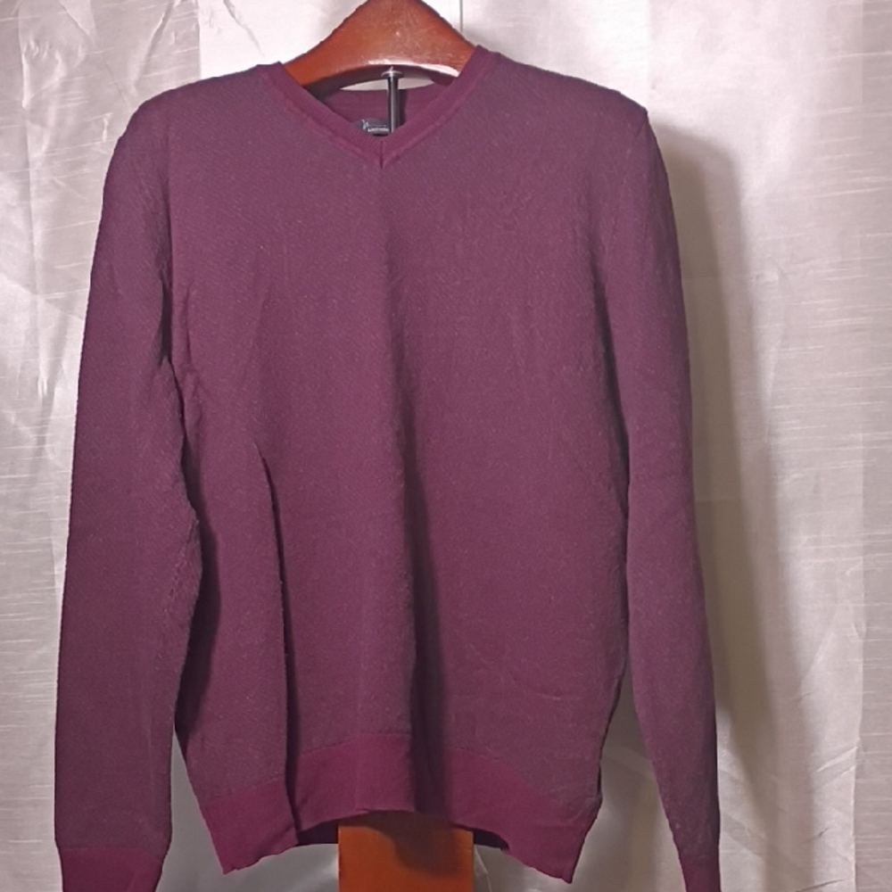 Marc Anthony‎ V-Neck Sweater - Deep Purple
